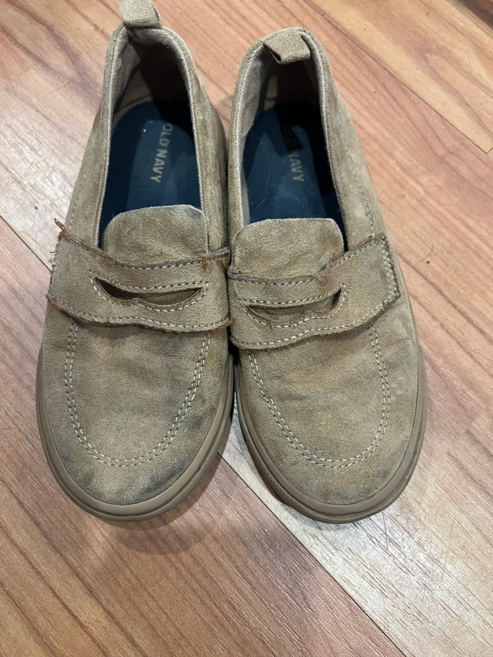 Old Navy Tan Suede Loafers